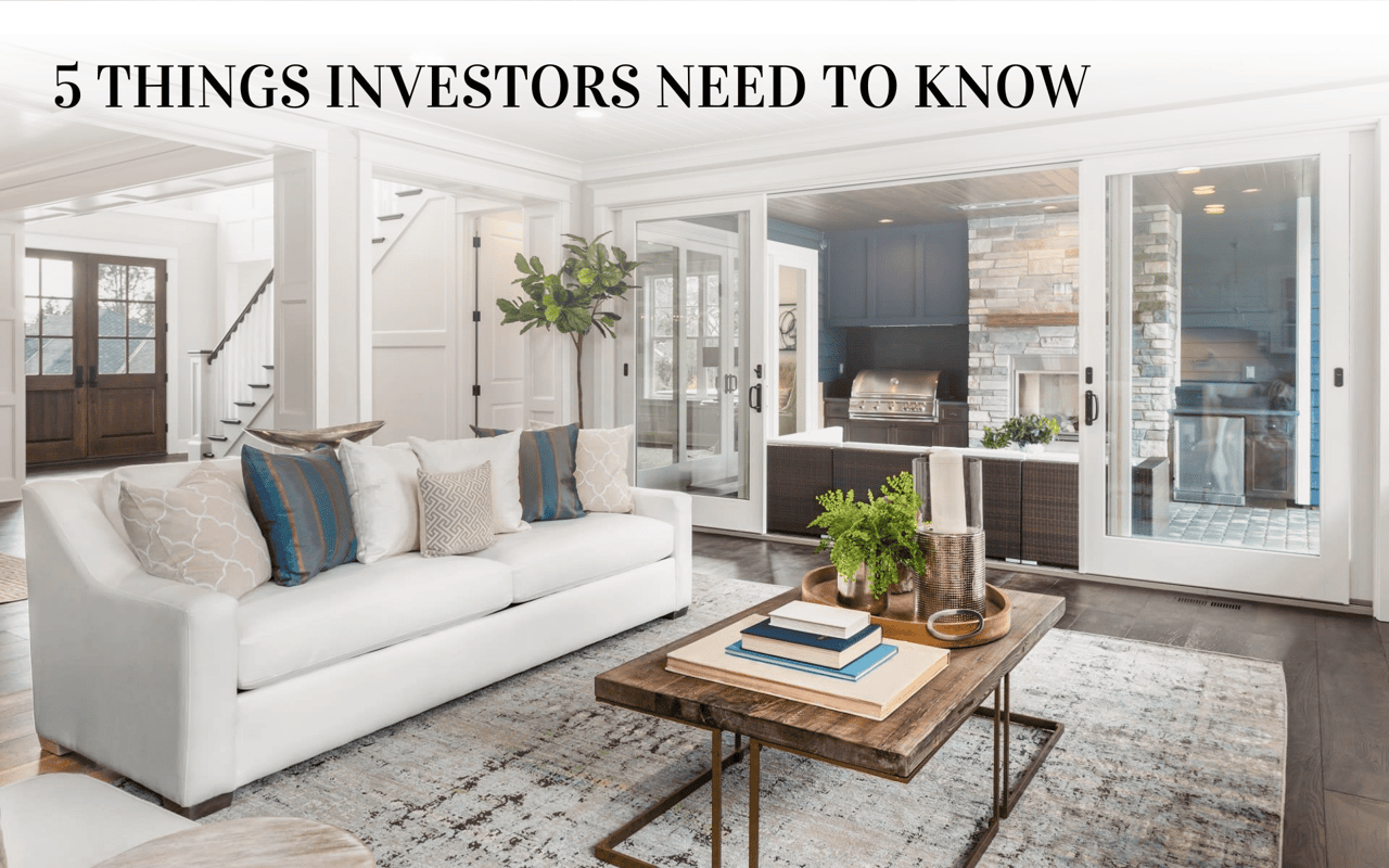 5 Things Investors Need To Know