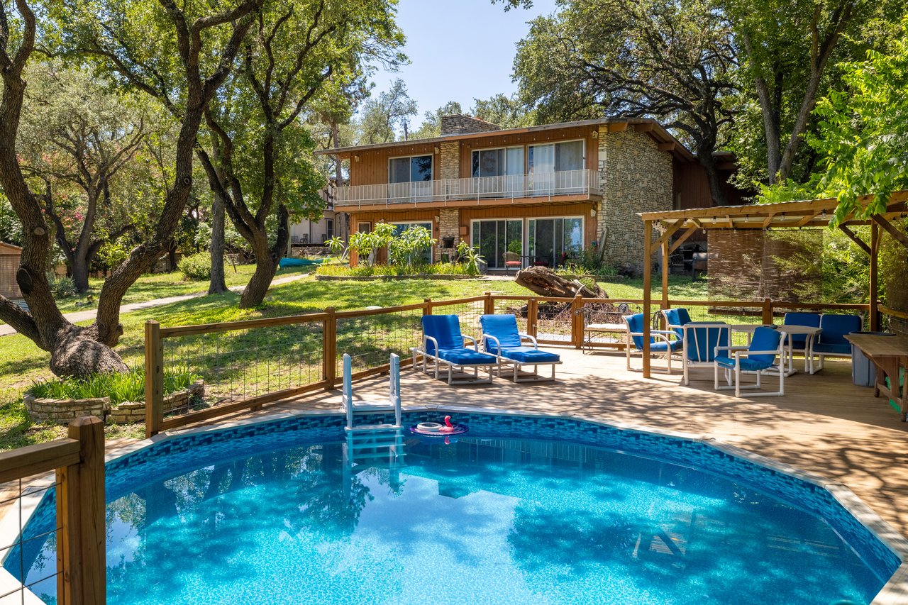 Lake Travis Waterfront! 2 homes, 3 acres with dock!