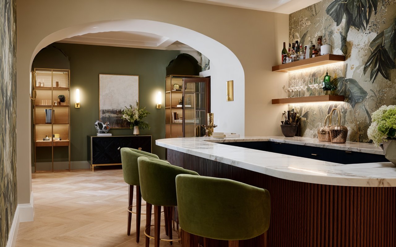 Before & After: Chic Vintage Bar