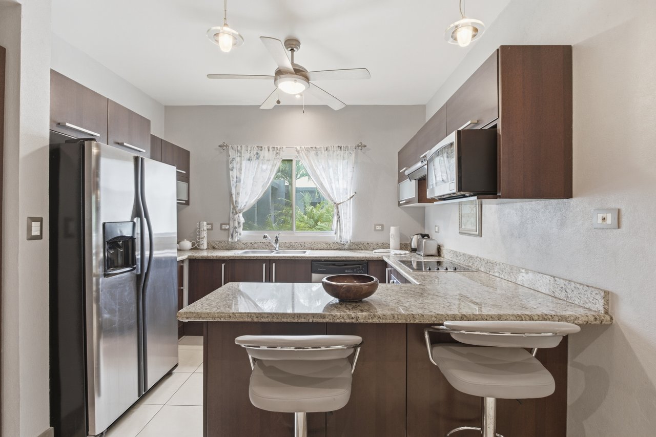 Casa Blanca #8 | Spacious 3-Bedroom Condo in Surfside Estates Near Playa Potrero Beach