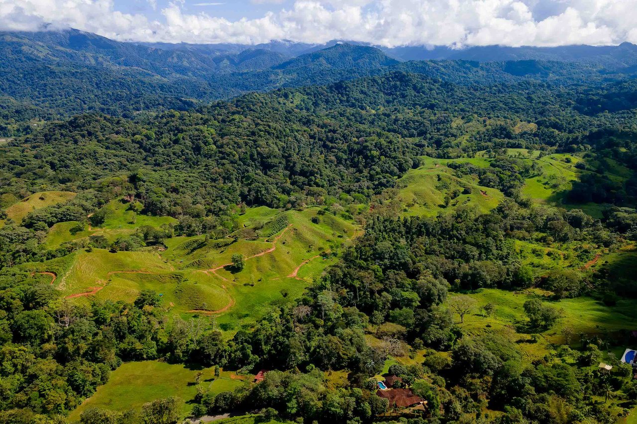 Nearly 50 Acres of Natural Beauty Amazing Mountain Views Luxury Nature Estate in Naranjito, Quepos