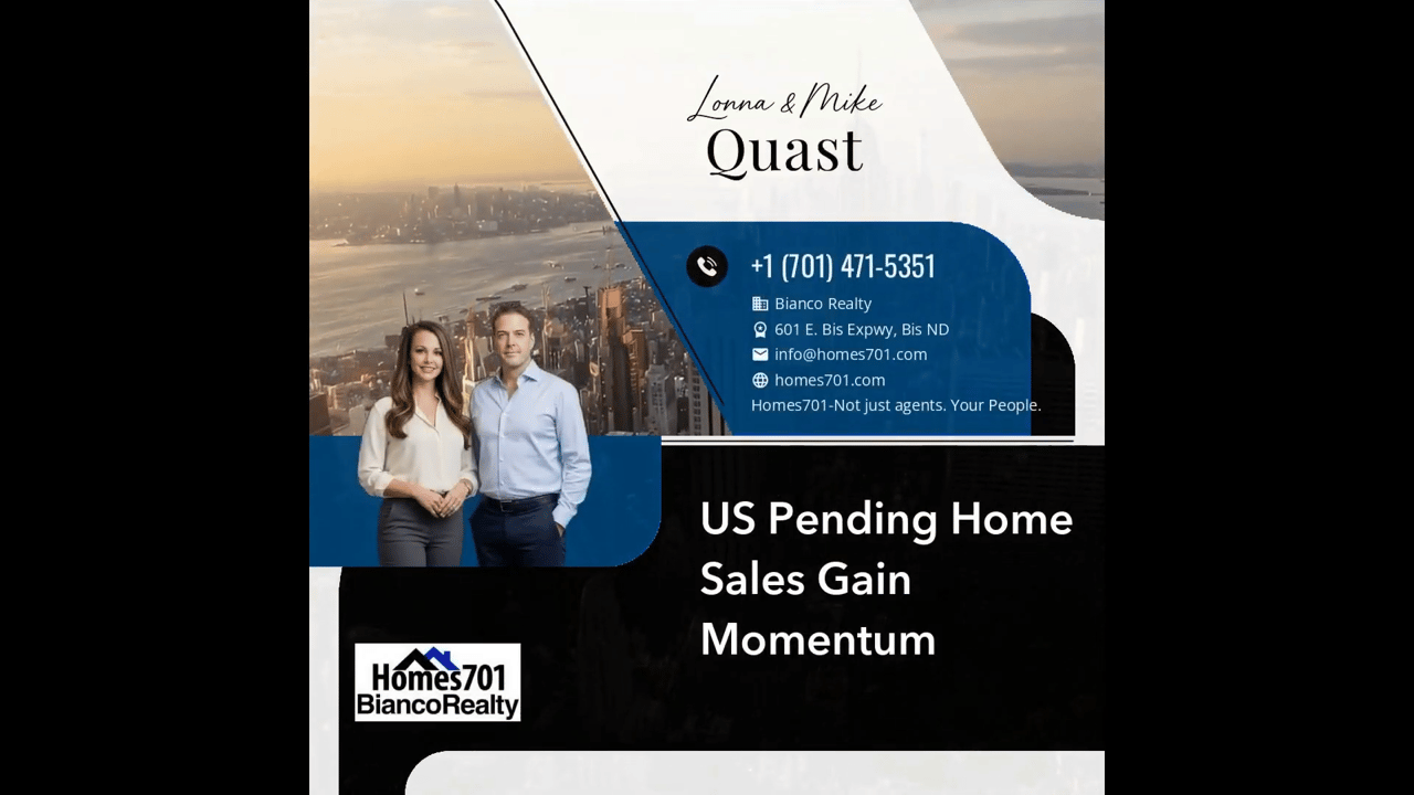 US Pending Home Sales Gain Momentum