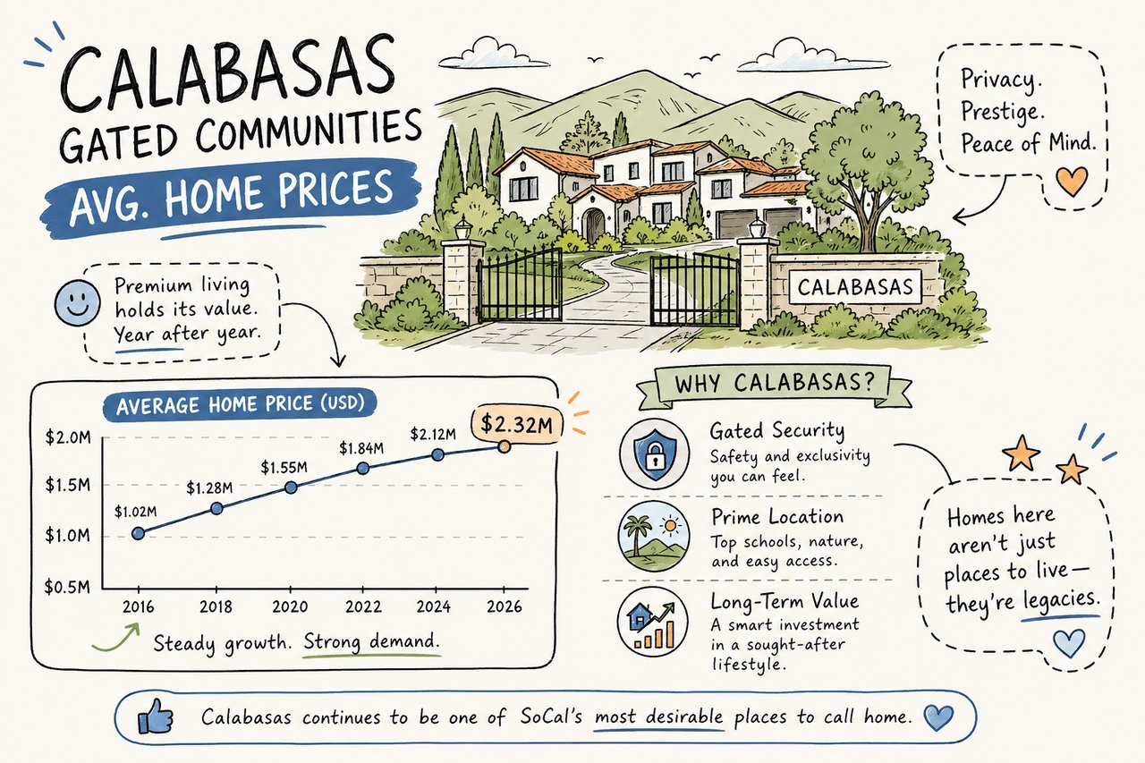 Average home prices in calabasas neighborhoods with gated communities  cover