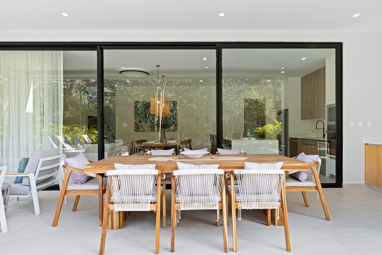 Villa Tropical Dawn | 4-Bedroom Modern Oasis in Bosques de Pinilla with Forest Views & Resort-Style Amenities