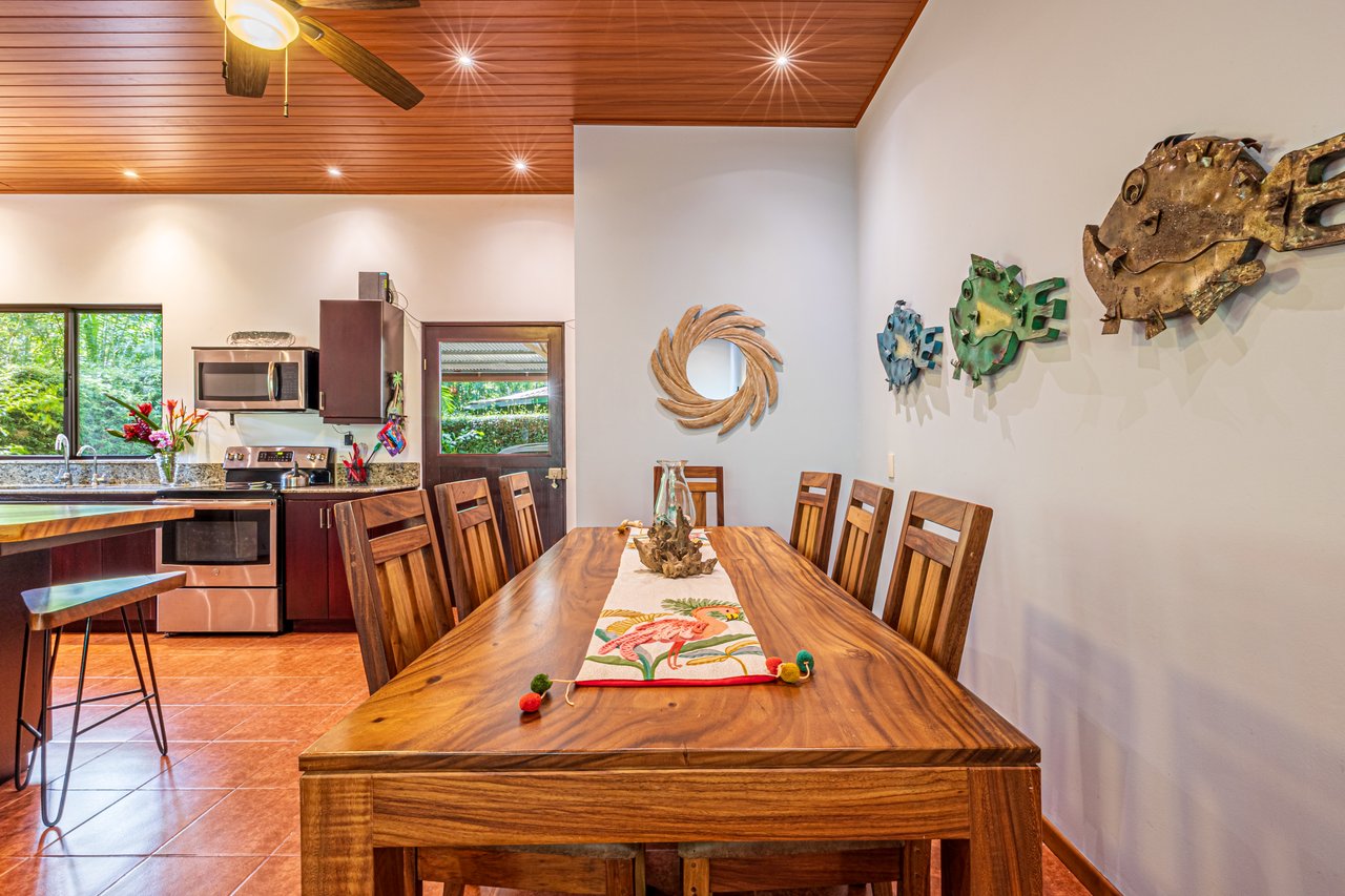 0.50 ACRES – 5 Bedroom Riverfront Modern Home, Walking Distance To Dominical!!!