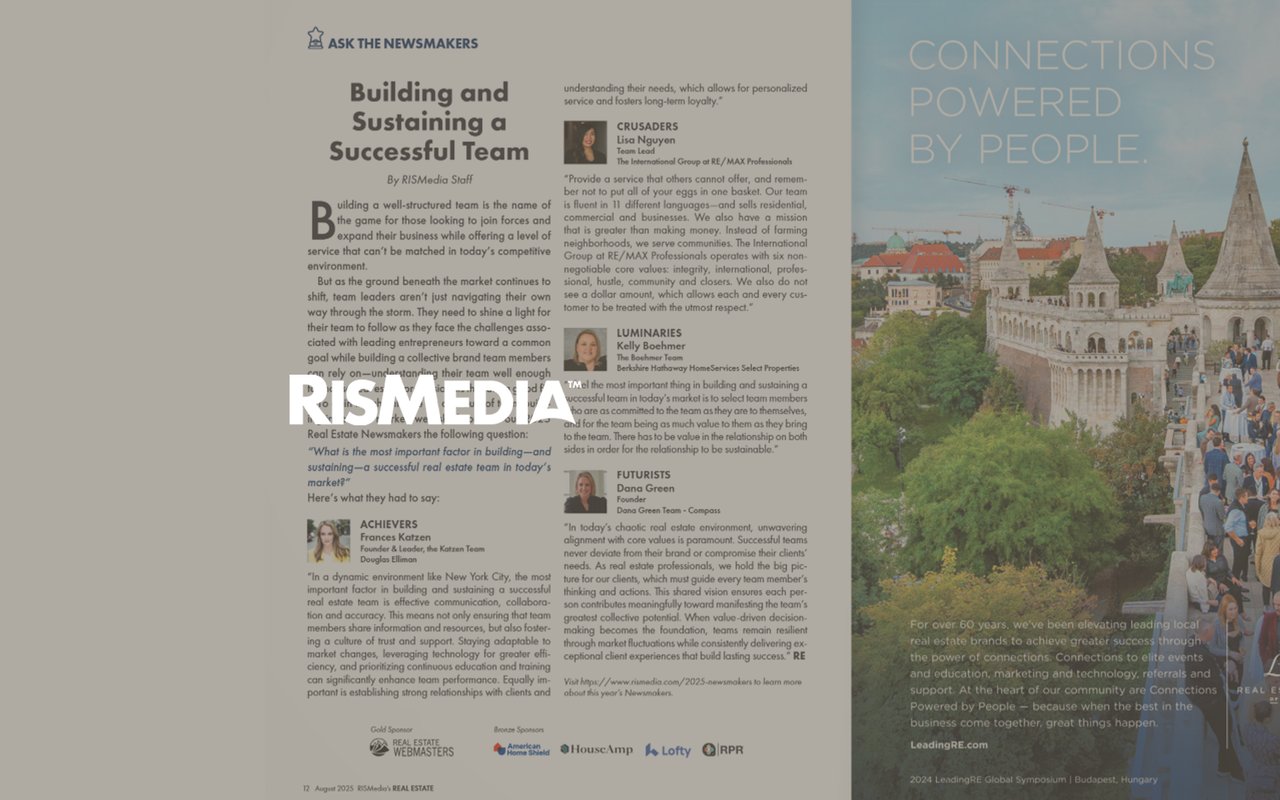 Building and Sustaining a Successful Team