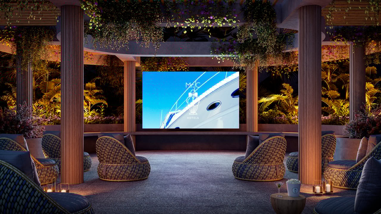 Mr. C Residences theater cinema 