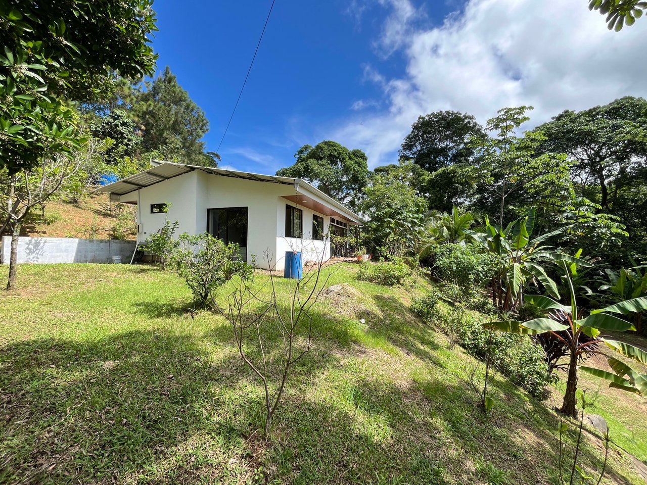 Costa Azul 120-degree Mountain View House With Costarican Wooden House as Lagniappe.