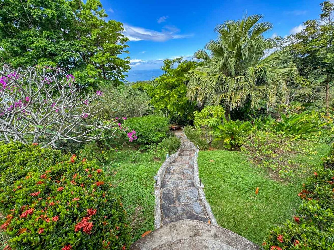 Ocean, Jungle & Mountain View Home in Ojochal | Protected Jungle Setting