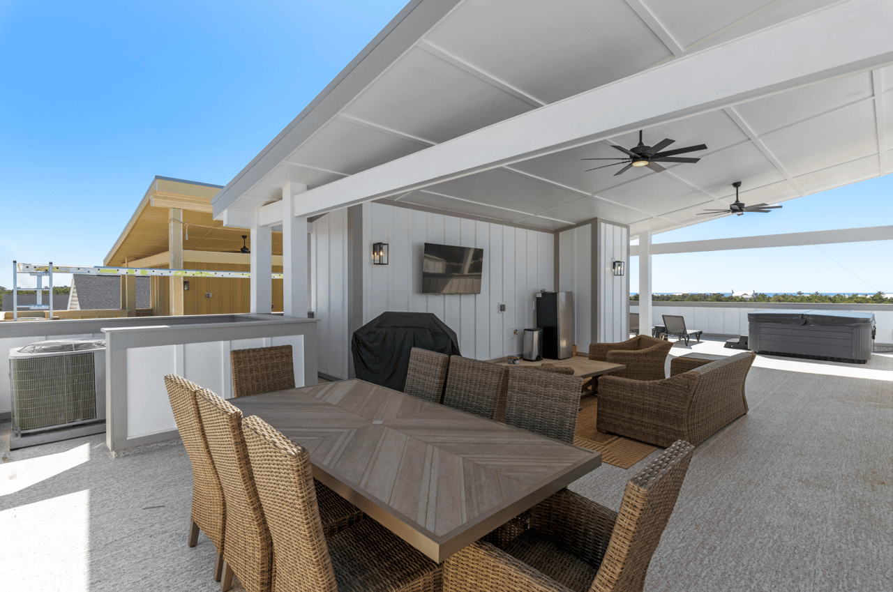 Rooftop Living Space | Inlet Beach