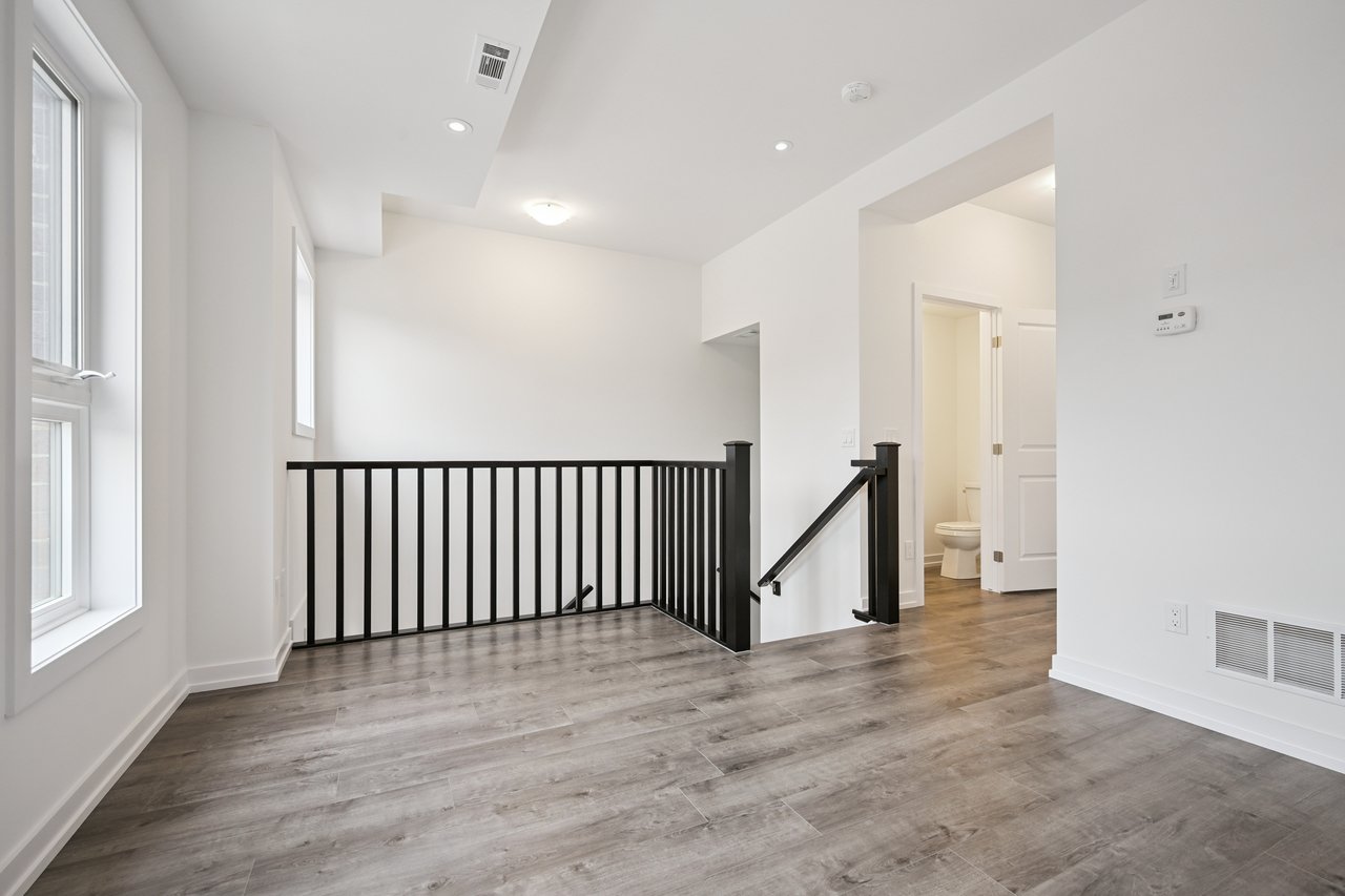 Brand-new, never-lived-in stacked townhome