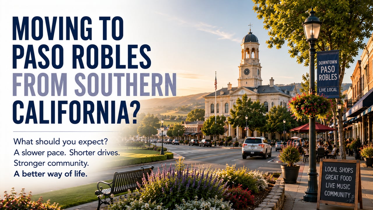 Moving to Paso Robles From Southern California: What Should You Expect?