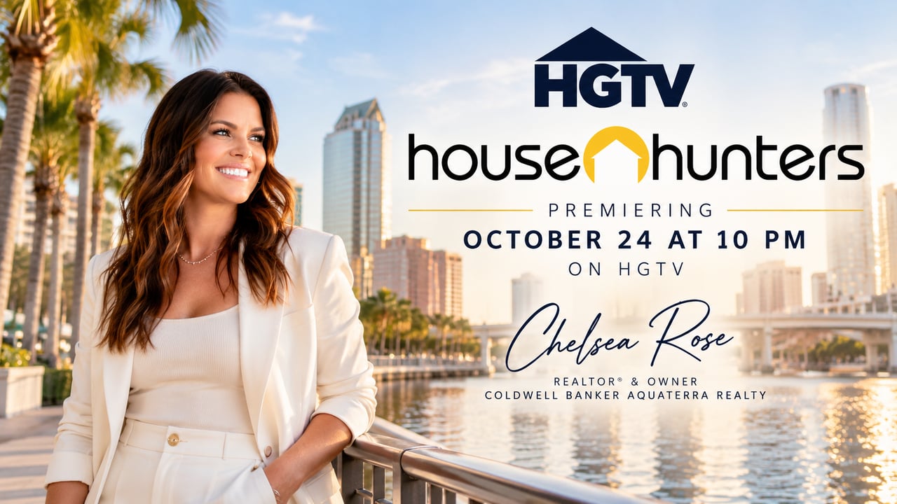 Chelsea Rose, owner of Coldwell Banker AquaTerra Realty, ahead of her HGTV House Hunters episode