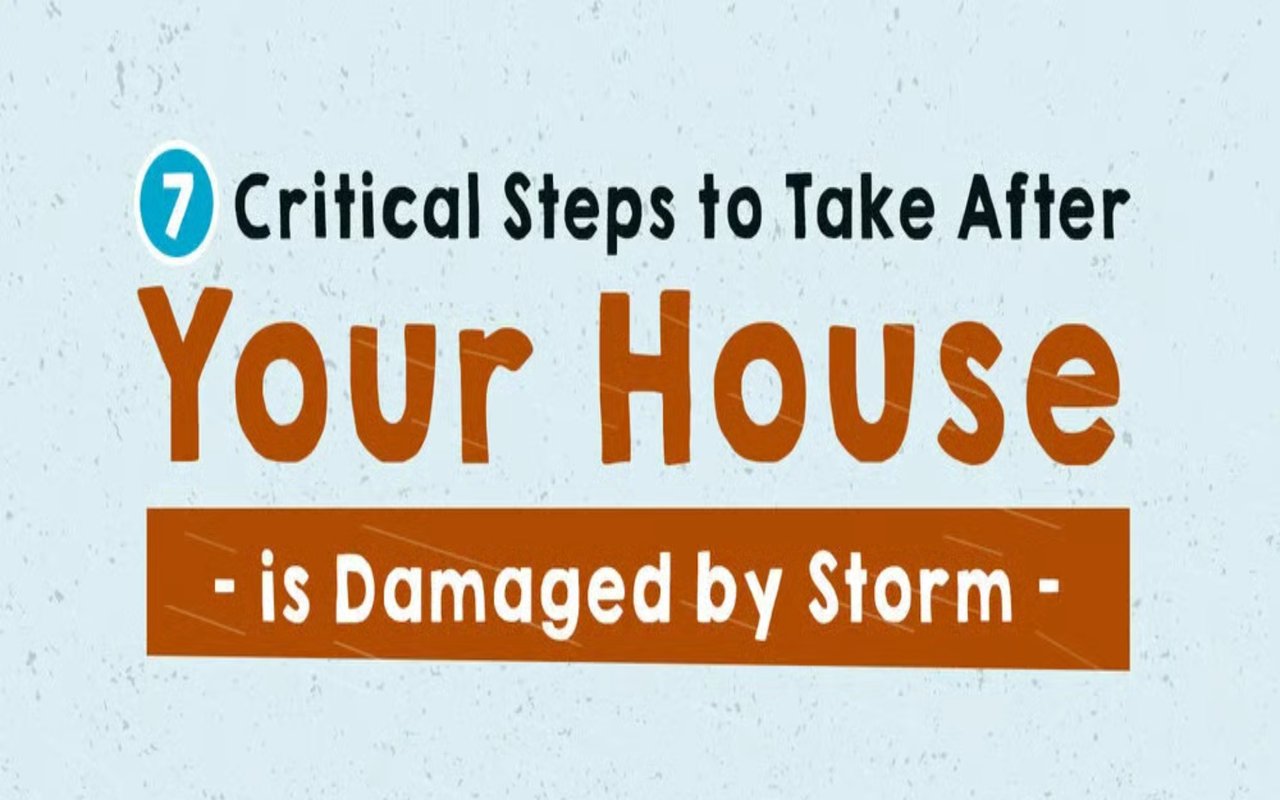 7 Critical Steps to Take After Your House Is Damaged by Storm