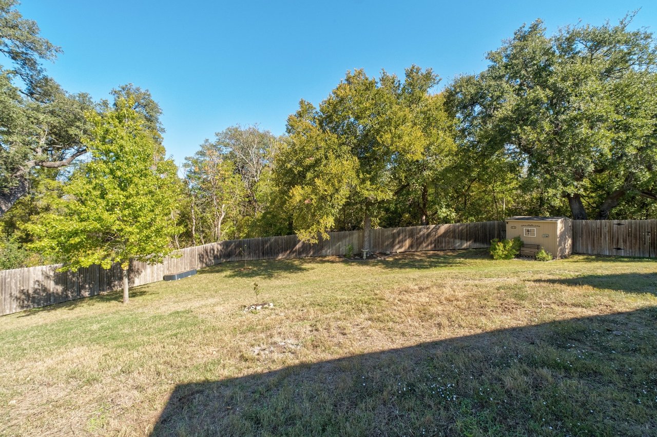 Rare 0.302-Acre Cul-de-Sac Gem Backing to McKinney Falls State Park | Largest 1-Story Plan