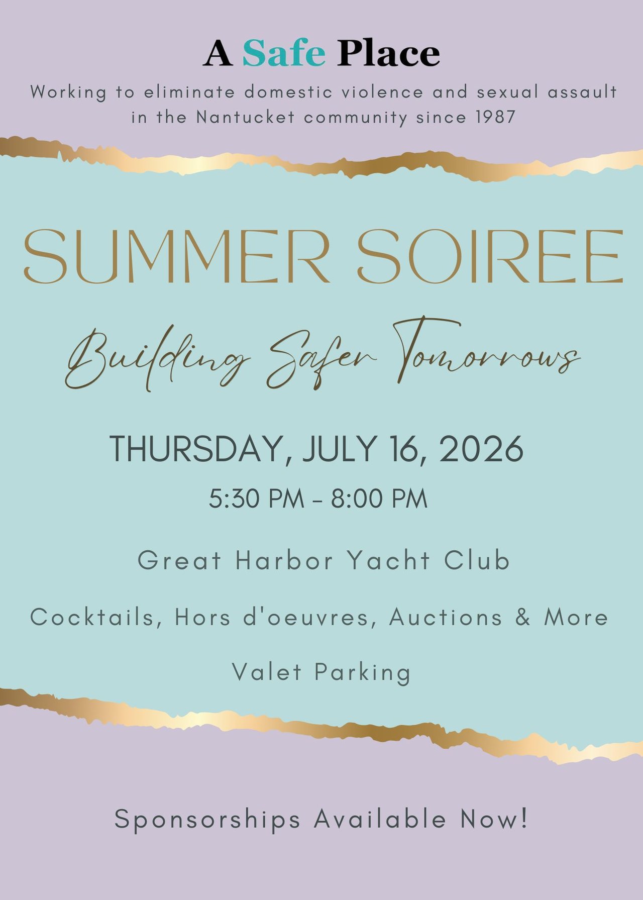  A Safe Place Summer Soiree