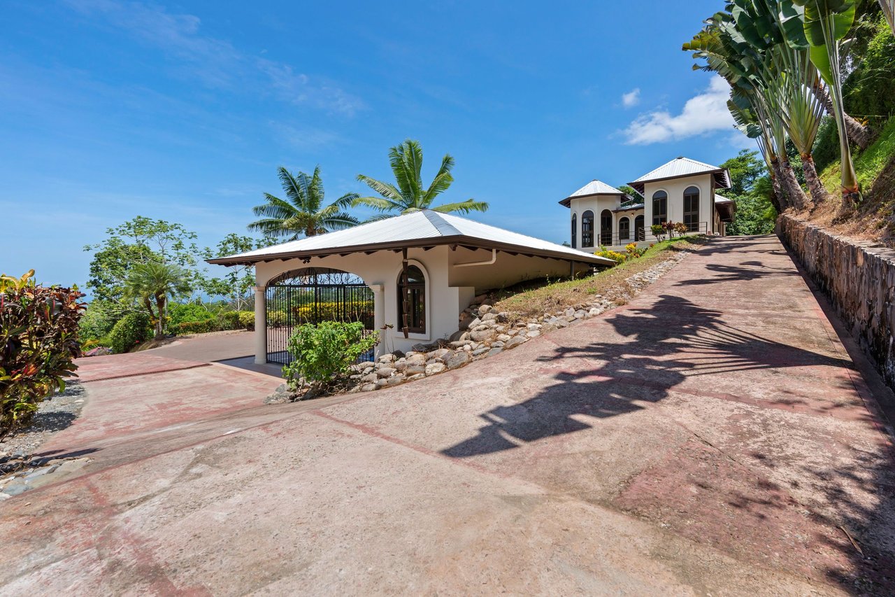 OCEAN VIEW ESTATE HOME WITH GUEST BUNGALOW, CARETAKER HOME, FRUIT TREES, AND WATERFALL – 3.47 ACRES