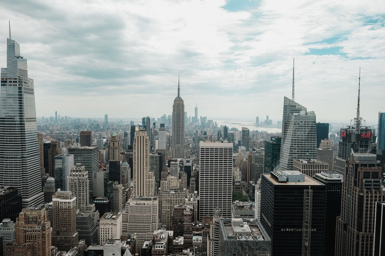 One Madison luxury condominium tower overlooking Madison Square Park in NoMad, Manhattan.