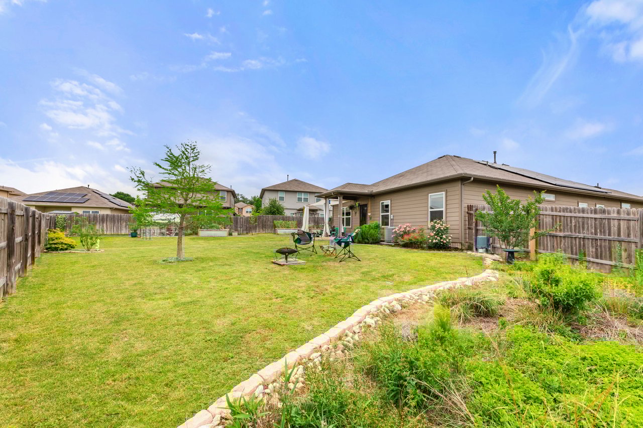 Sprawling One-Story on .28 Acres | Scenic Views + Garden Paradise! | Largest Floor Plan in Reserve at McKinney Falls