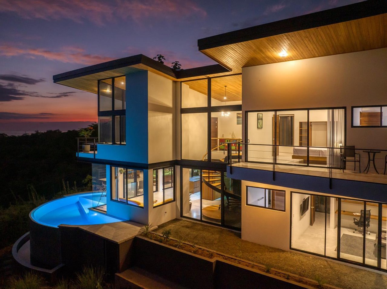 Outstanding Sunset Ocean Views Brand New Modern Gem with Guest House