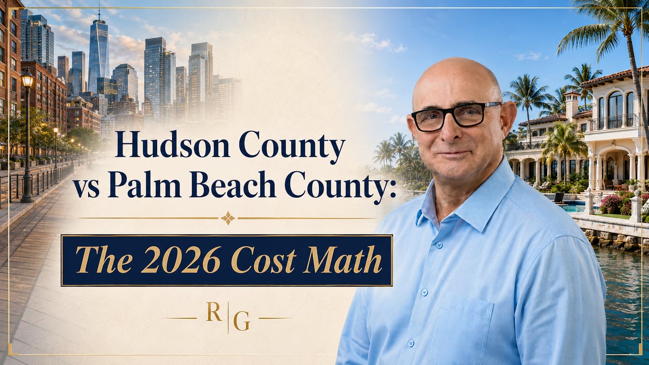Hudson County vs Palm Beach County: The 2026 Cost Math