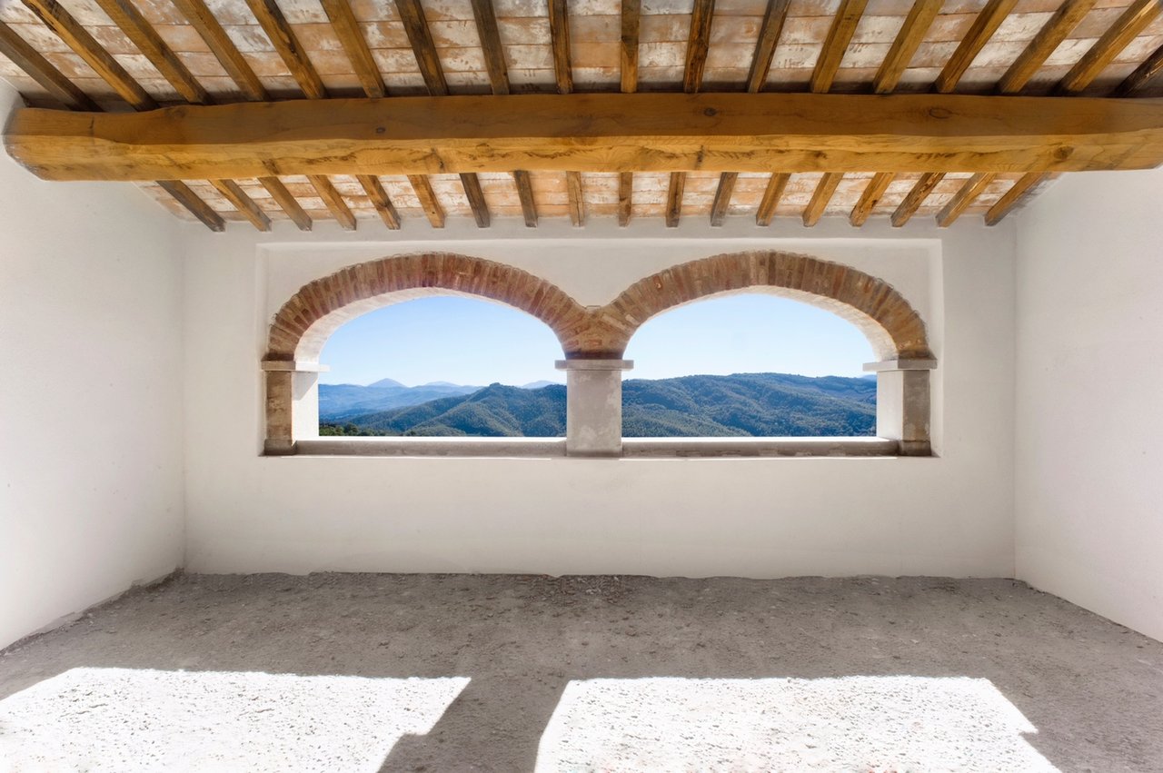 Reconstructed Italian Country House