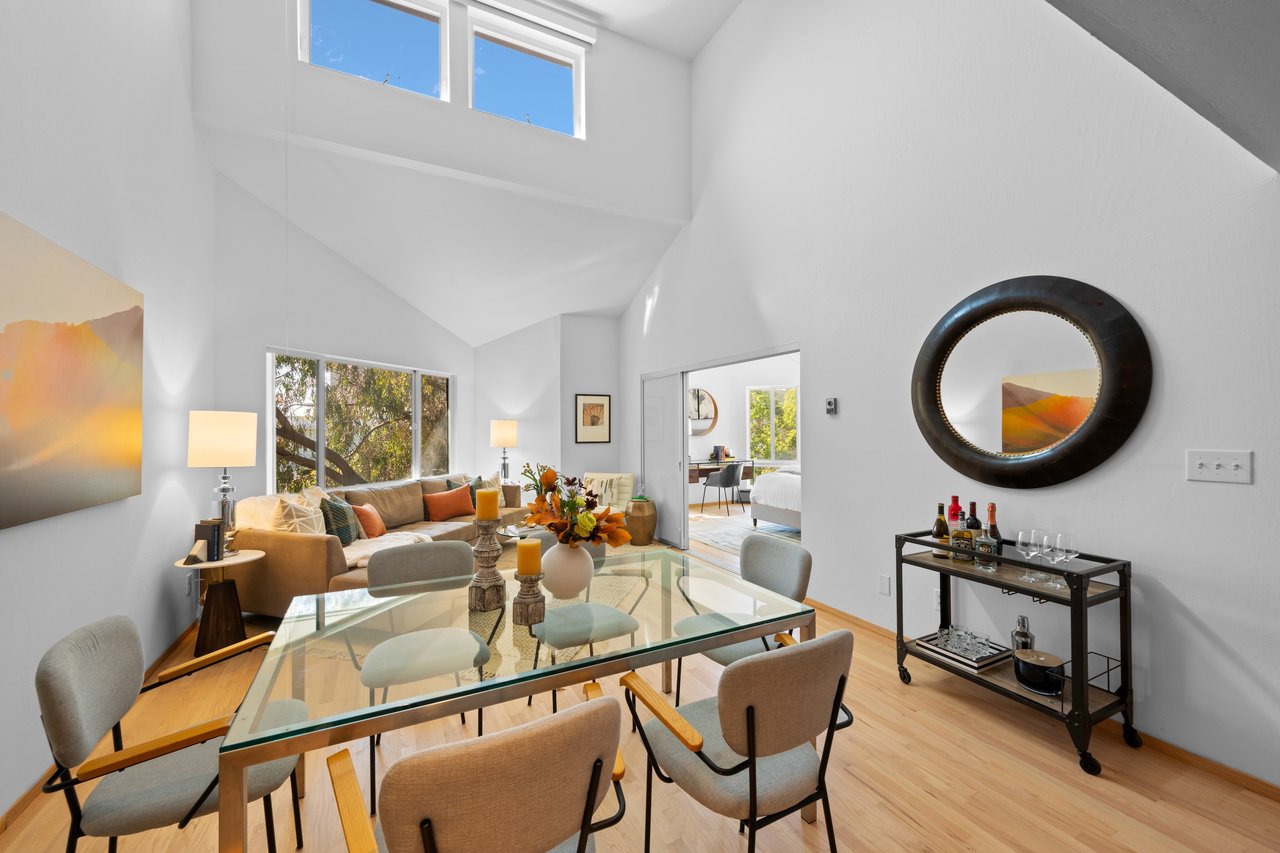 You love the dining space when you live at 1700 Gough Street in San Francisco