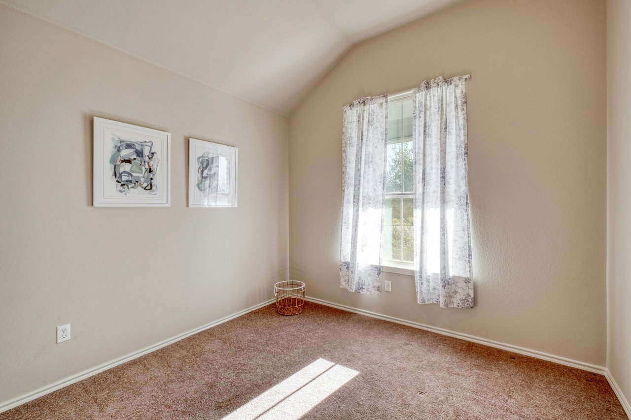 Rare Cul-de-Sac Gem in Manor – With No Neighbor on One Side and Access to HOA-owned Greenspace Right Outside Your Doorstep!
