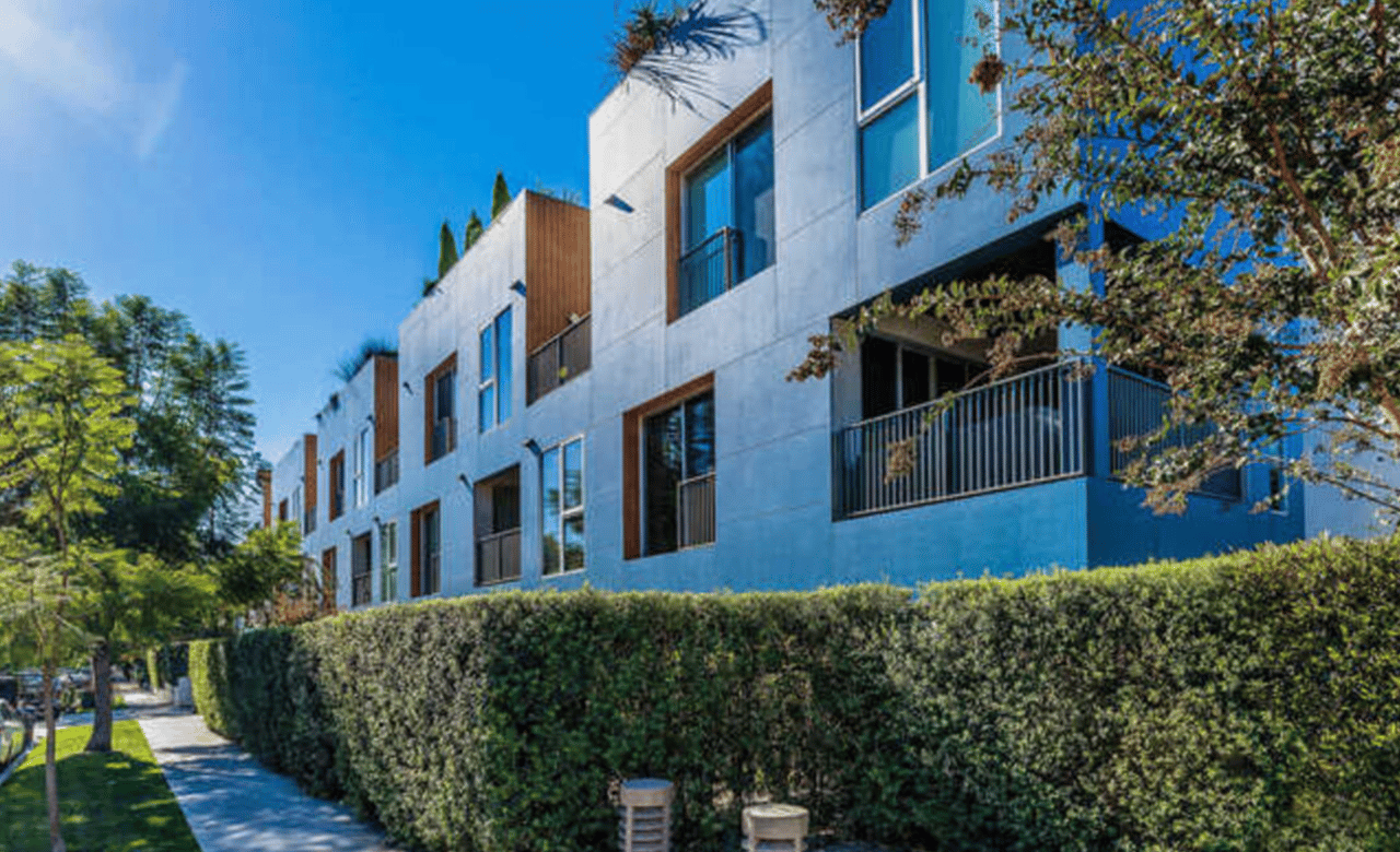 a chic, modern building