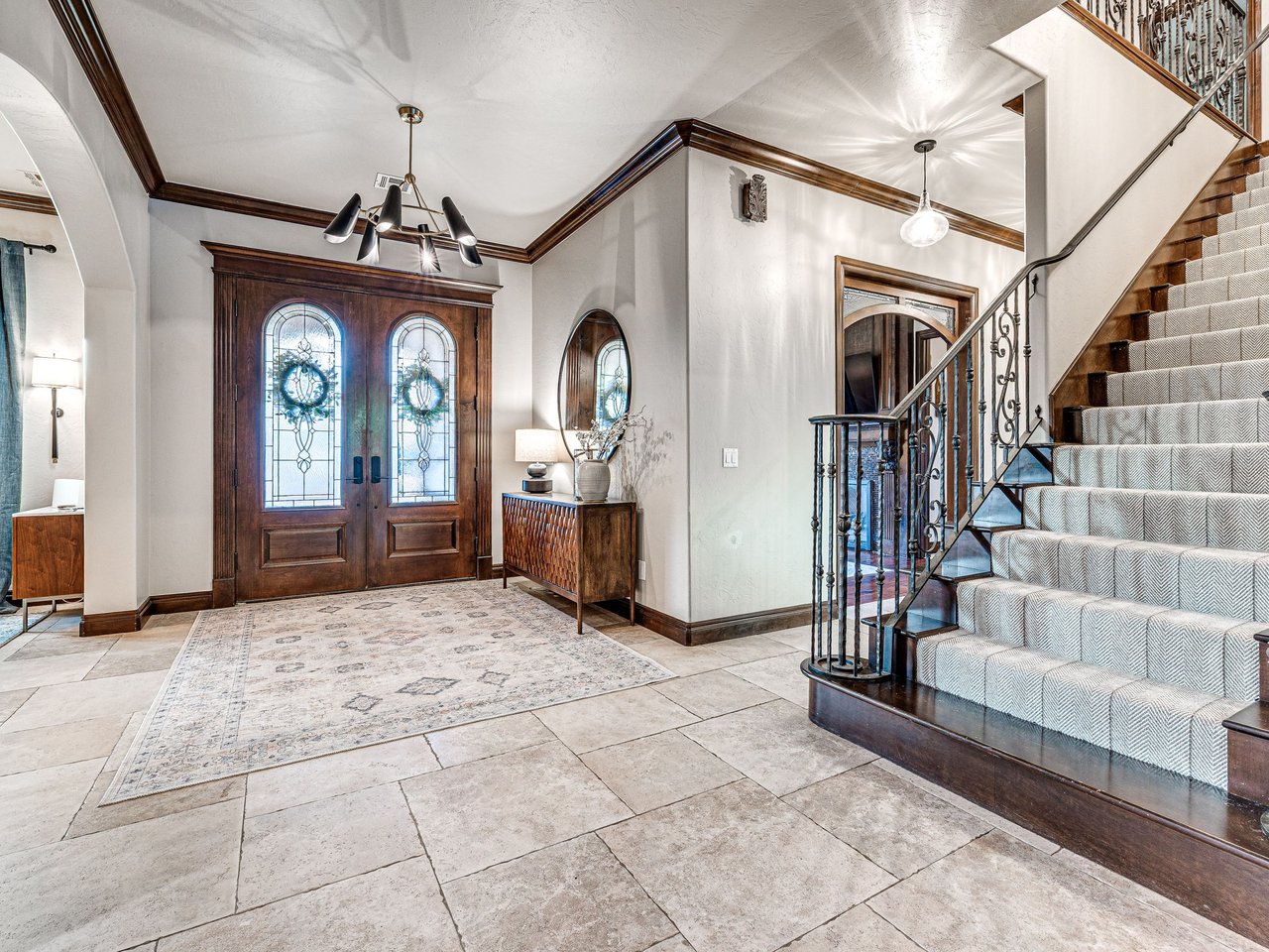 Listing of the Week: The Home That Has Everything 8316 NW 125th Street, Oklahoma City | Gated Cobblestone Community - Wyatt Poindexter - The Agency OKC