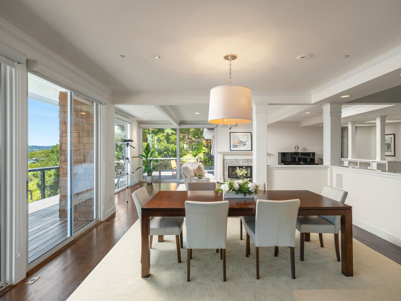 Exceptional Setting with views spanning San Francisco, the Golden Gate Bridge, Sausalito, and across the bay