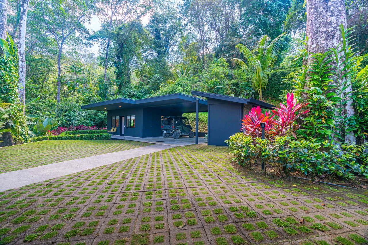 Escaleras Modern Elegance with Ocean Window Views and Jungle Tranquility, Dominical Costa Rica