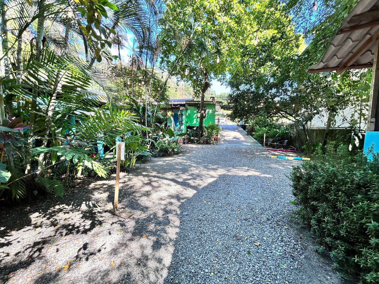 0.23 ACRES – Multi-Business Property In The Heart Of Dominical – Restaurant, 4 Cabins & Commercial Rental!!!!