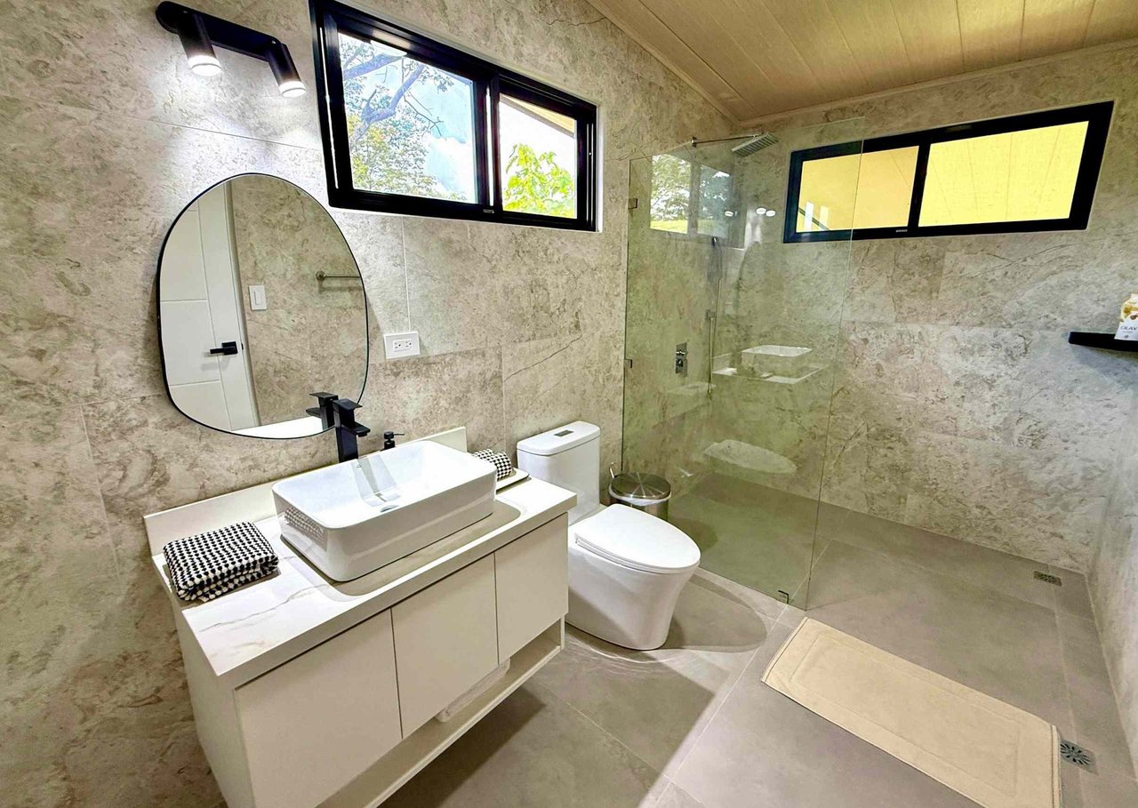 Brand New Modern Luxury 4-Bedroom Home with Pool and Incredible Panoramic Coastal & Ocean Views in Teancum at Tawal near Ojochal Costa Rica