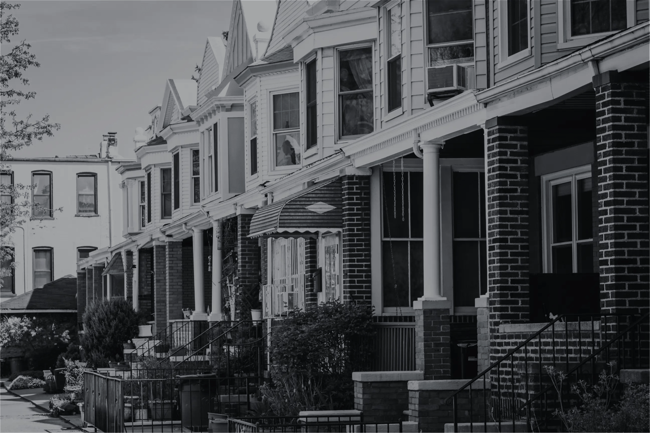 Row home in Kensington neighborhood of Brooklyn