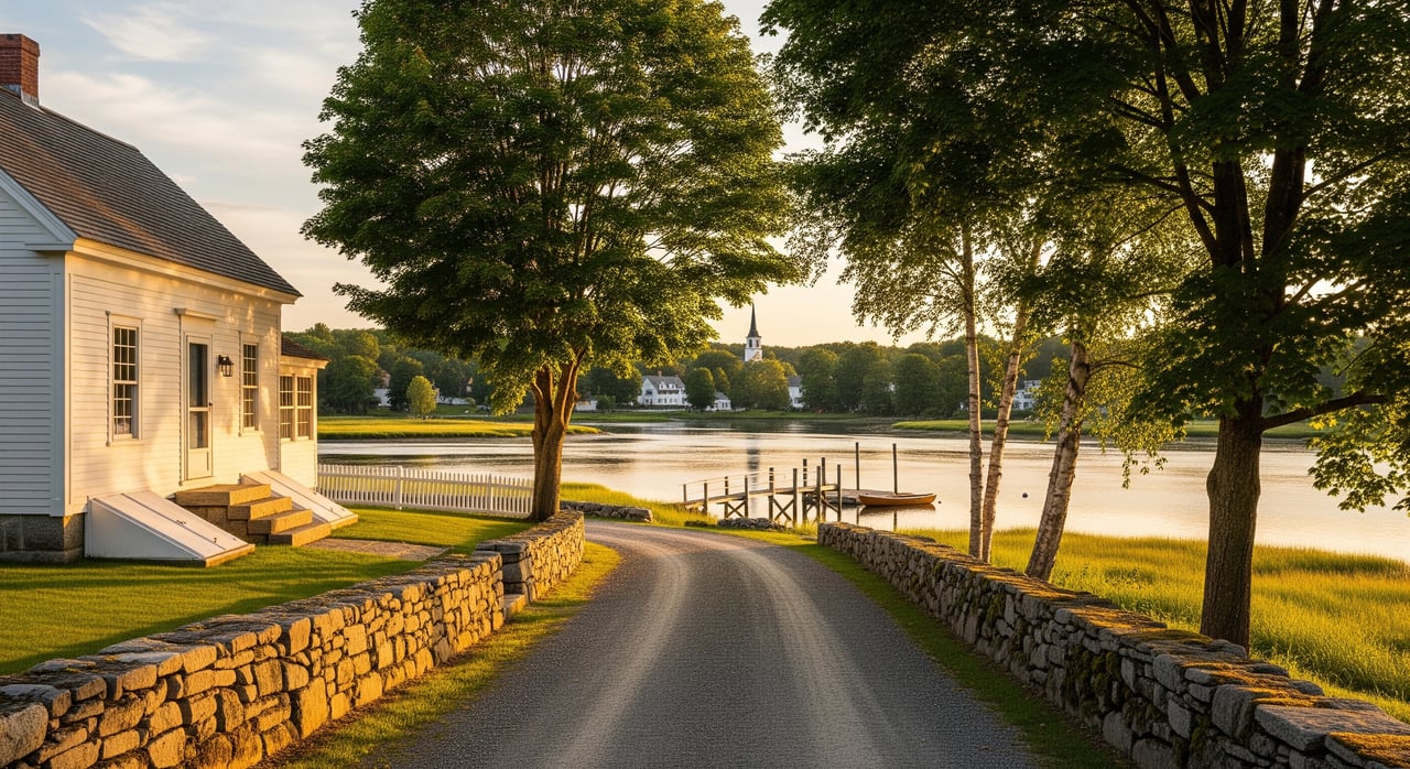 Everyday Life In Hampden: River, Village, And Back Roads