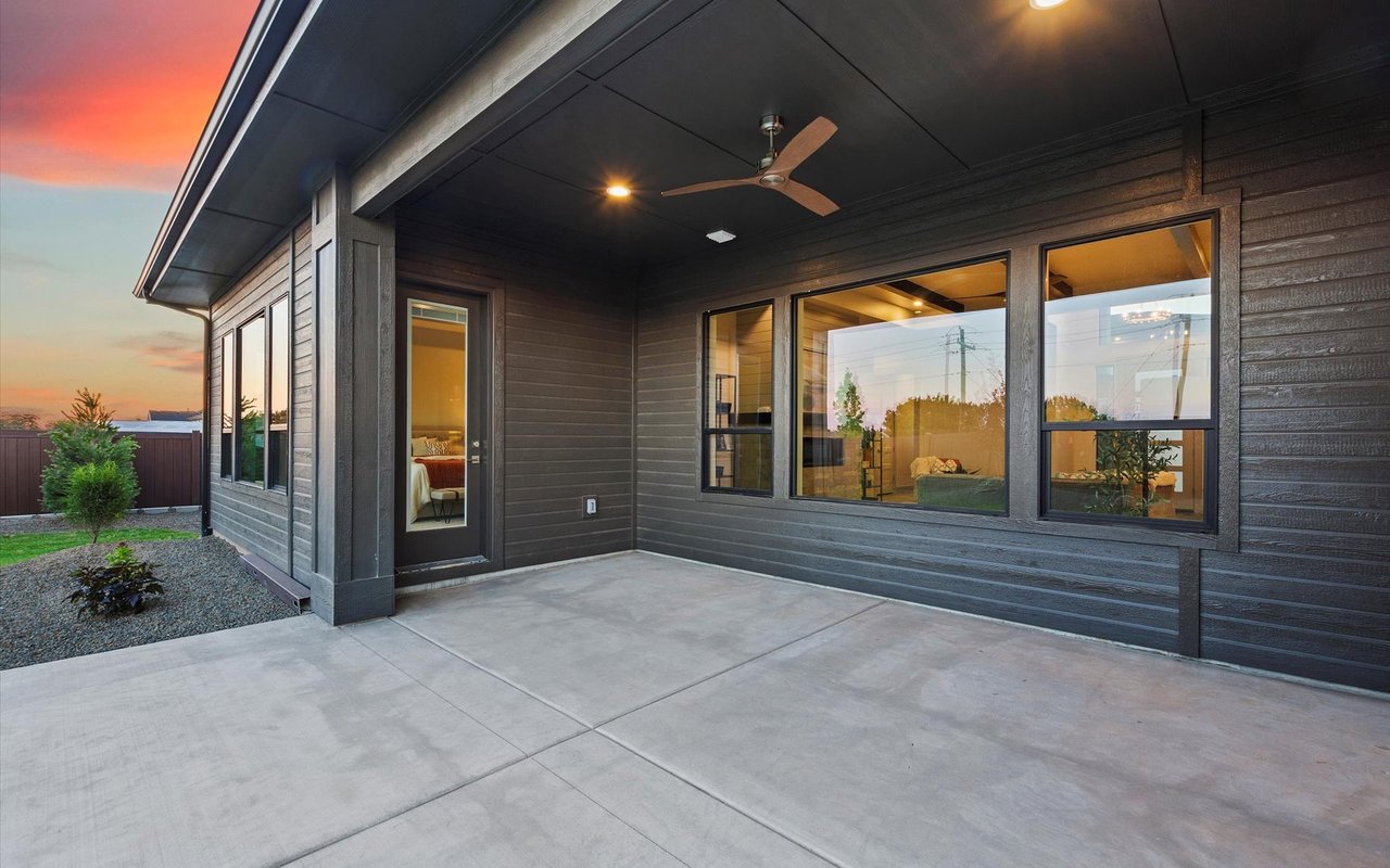 Contemporary Craftsman with Front Entry Courtyard