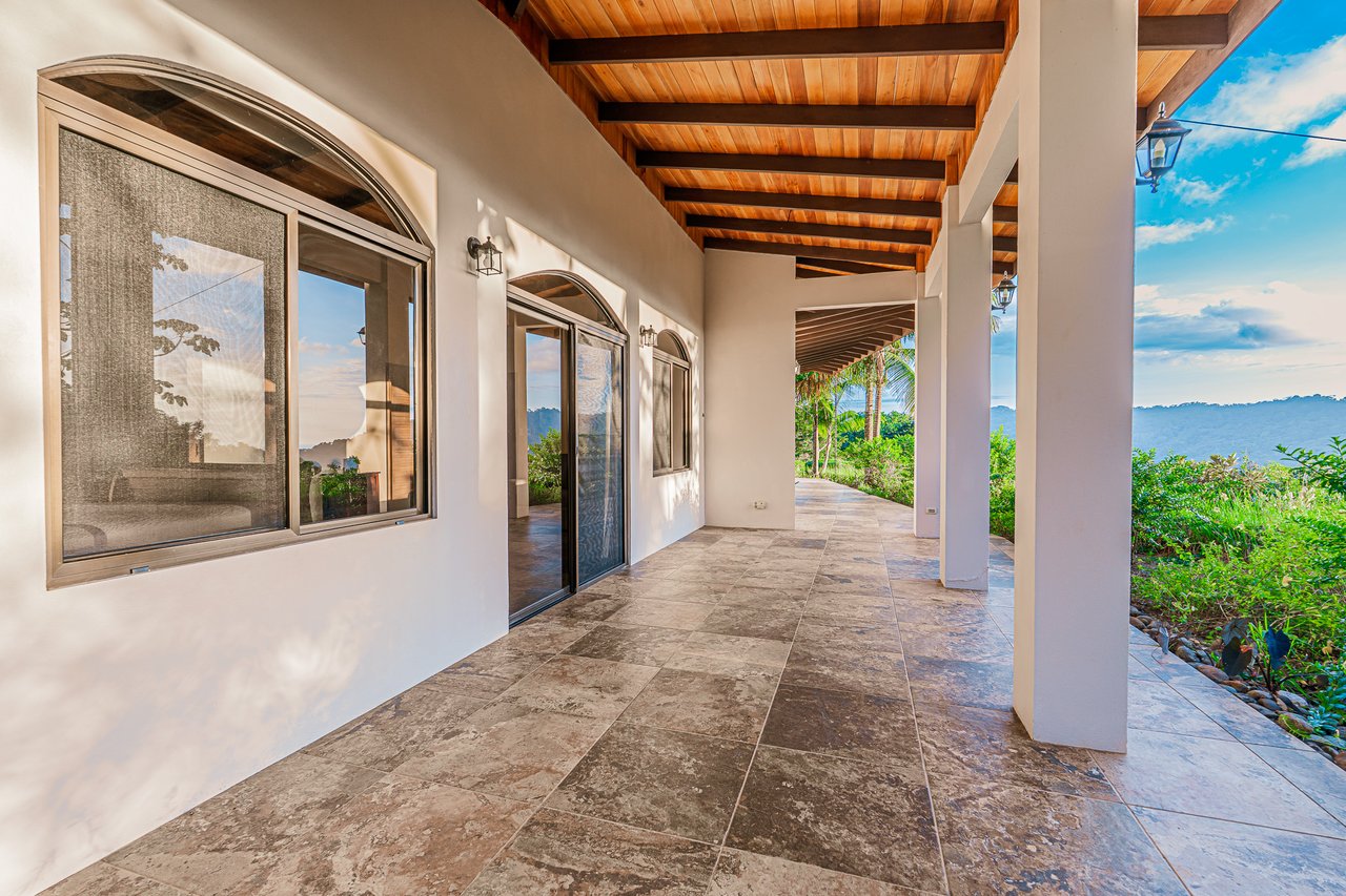 Sunset Ocean View Home on 2.6 Acres Platanillo