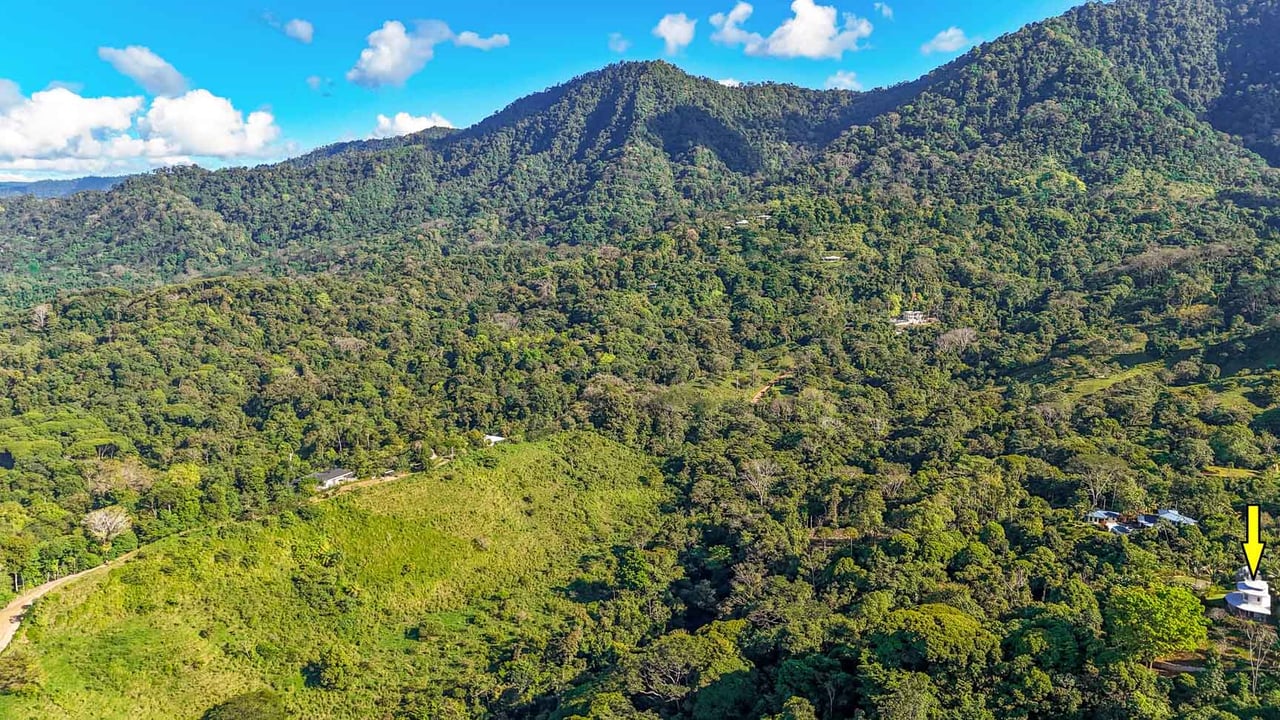 Ocean, Jungle & Mountain View Home in Ojochal | Protected Jungle Setting