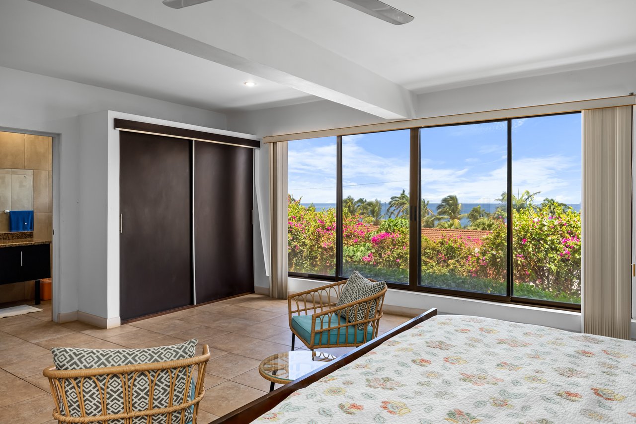 Casa Veranera & Bonus Lot | Elegant 7-Bedroom Coastal Estate with Ocean Views Steps from Playa Flamingo