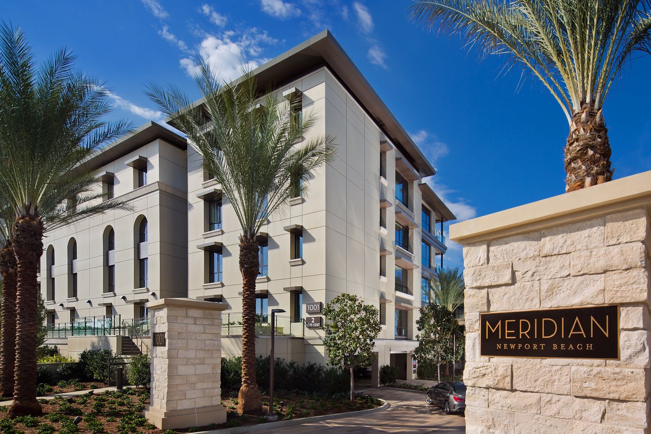 Luxury living at the Meridian Building in Newport Beach overlooking the Newport Beach Golf Course