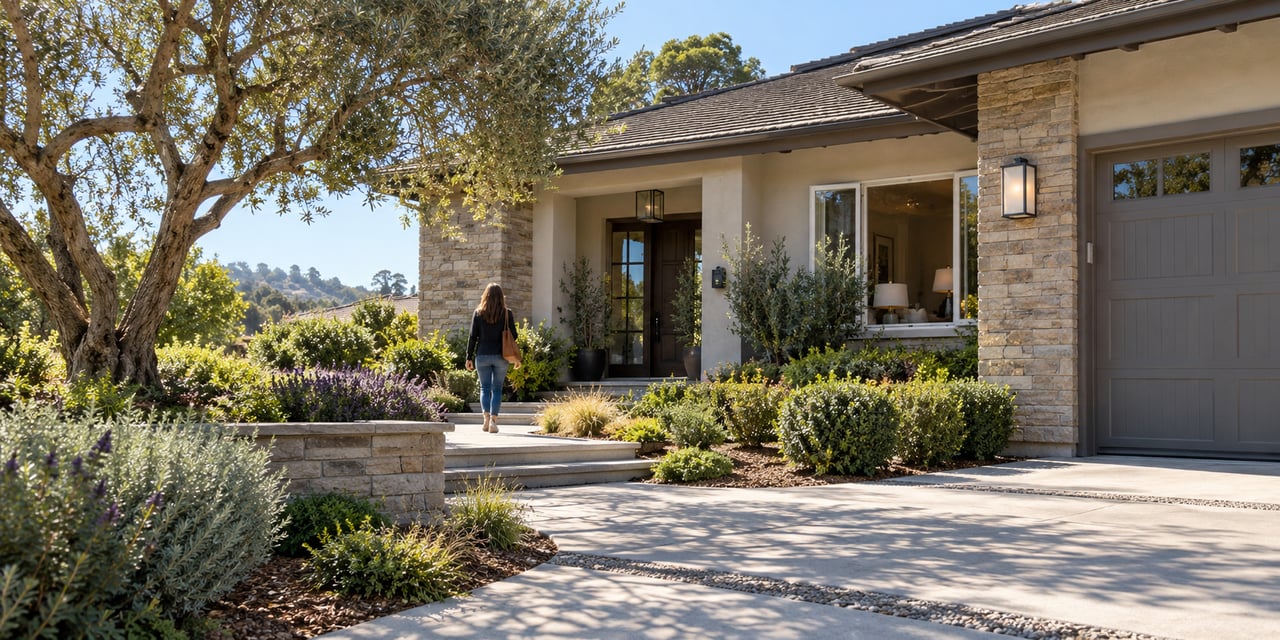A well-maintained San Luis Obispo County home remains professionally presented during an active listing period as normal buyer evaluation continues.