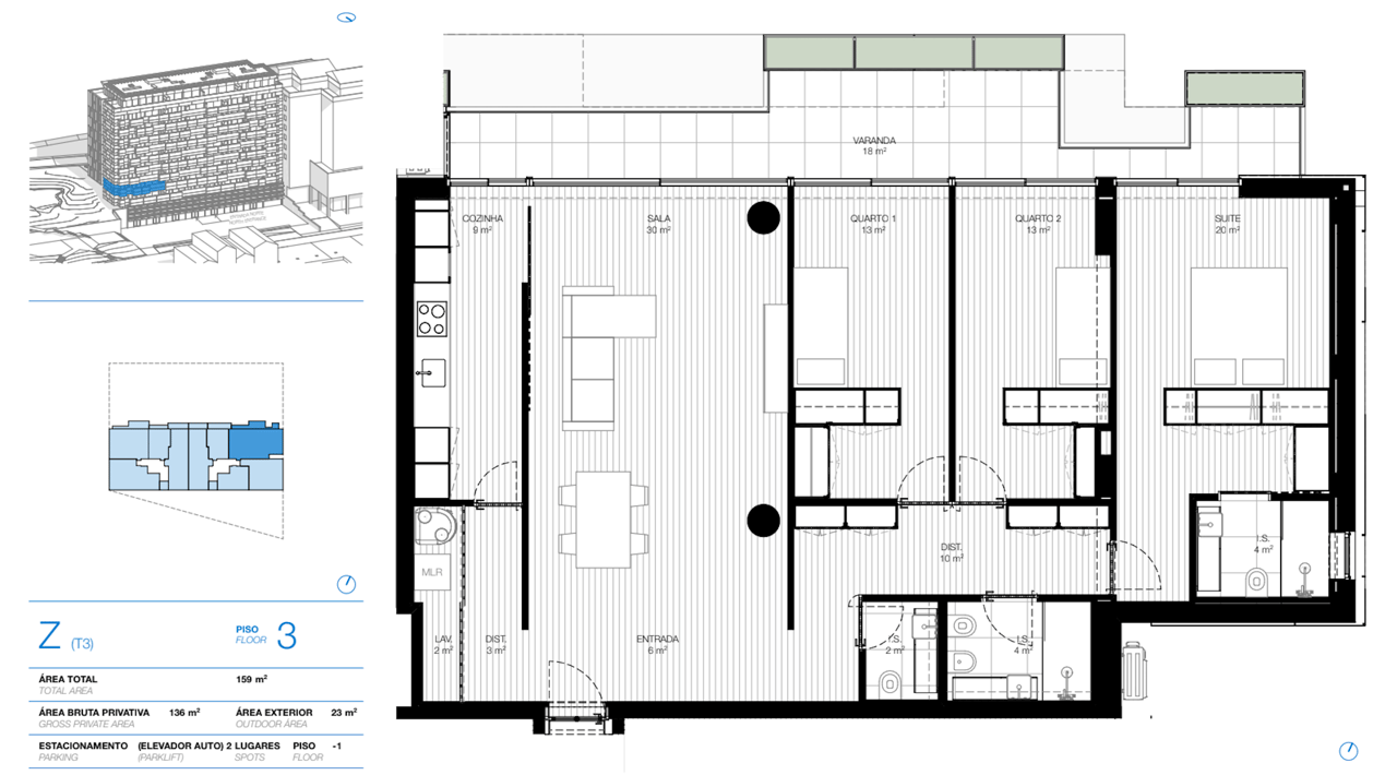 Luxury 3-Bedroom Apartment in Vila Nova de Gaia 