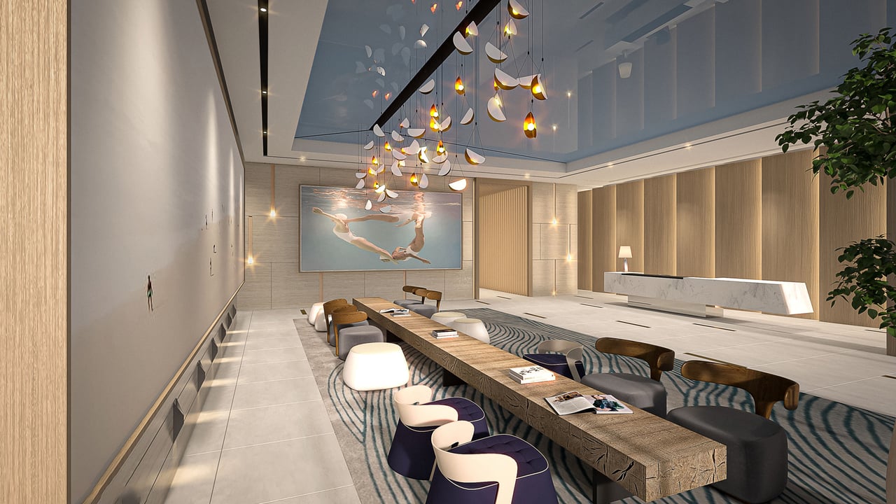 Selene Oceanfront Residences lobby