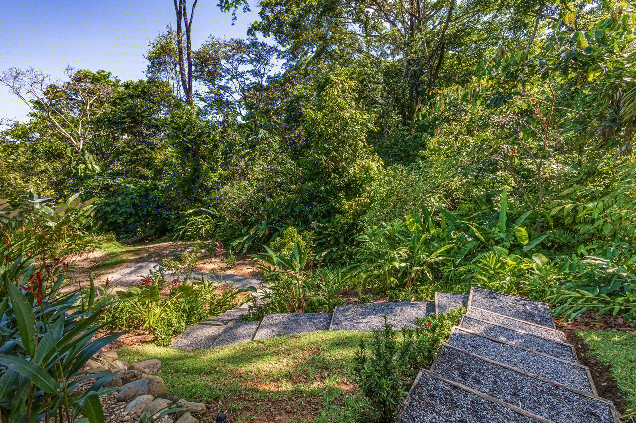 Escaleras Modern Elegance with Ocean Window Views and Jungle Tranquility, Dominical Costa Rica