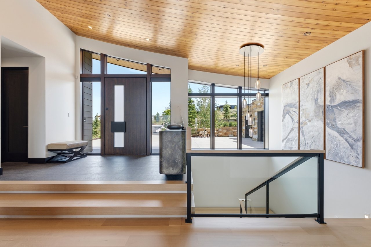 Top-of-Promontory Architectural Estate — Furnished & Turnkey - Front-Row Mountain Views