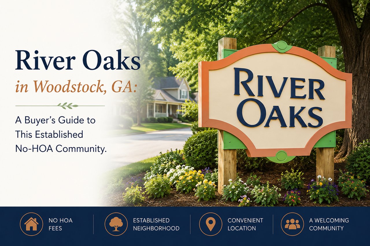 River Oaks in Woodstock, GA: A Buyer's Guide to This Established No-HOA Community cover