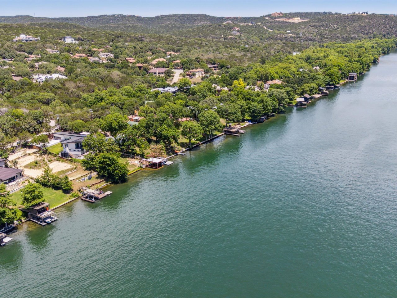 Shovel-Ready Lake Austin Lot with Permitted Plans + Double-Slip Dock