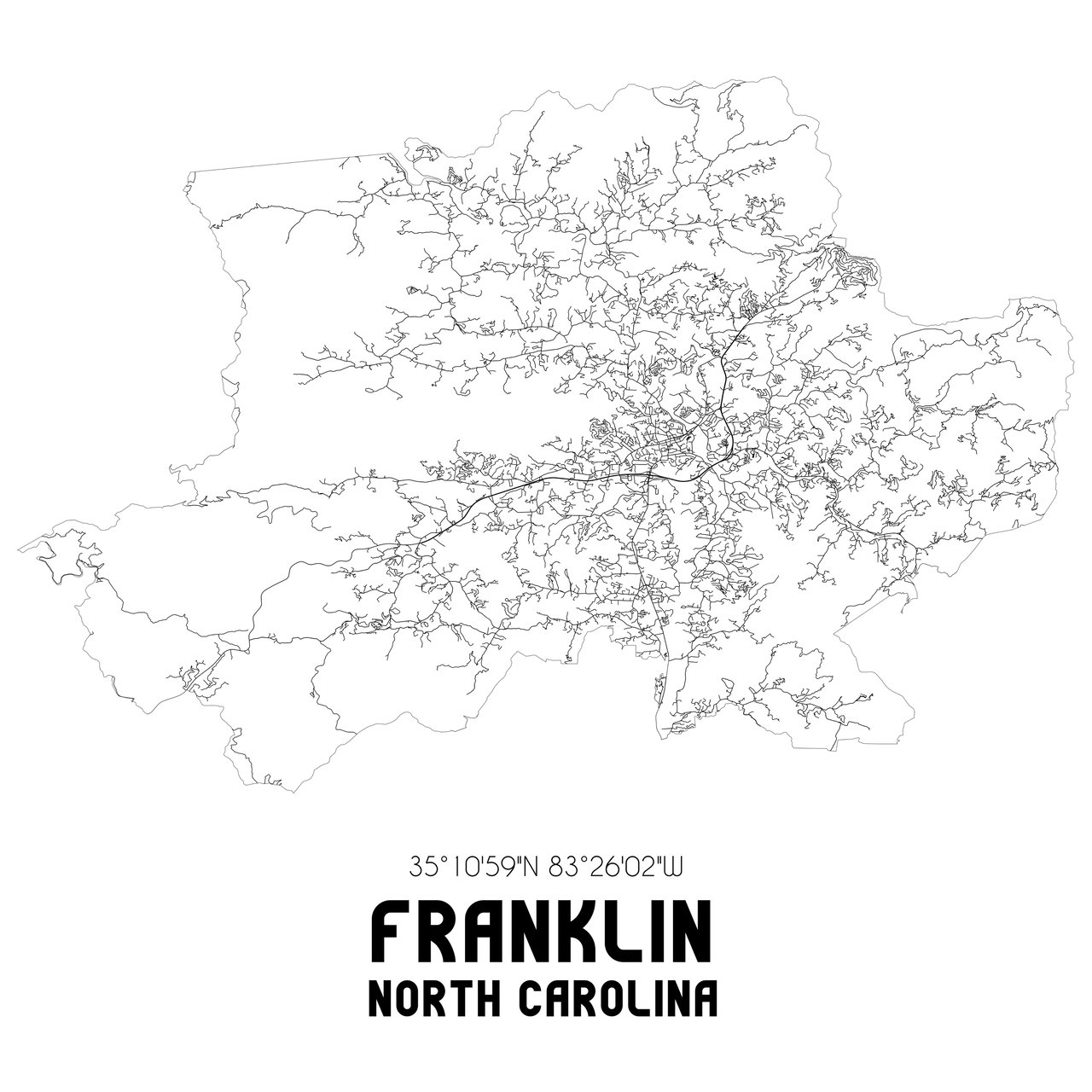 Franklin NC Commercial Real Estate|Map|Vignette Realty