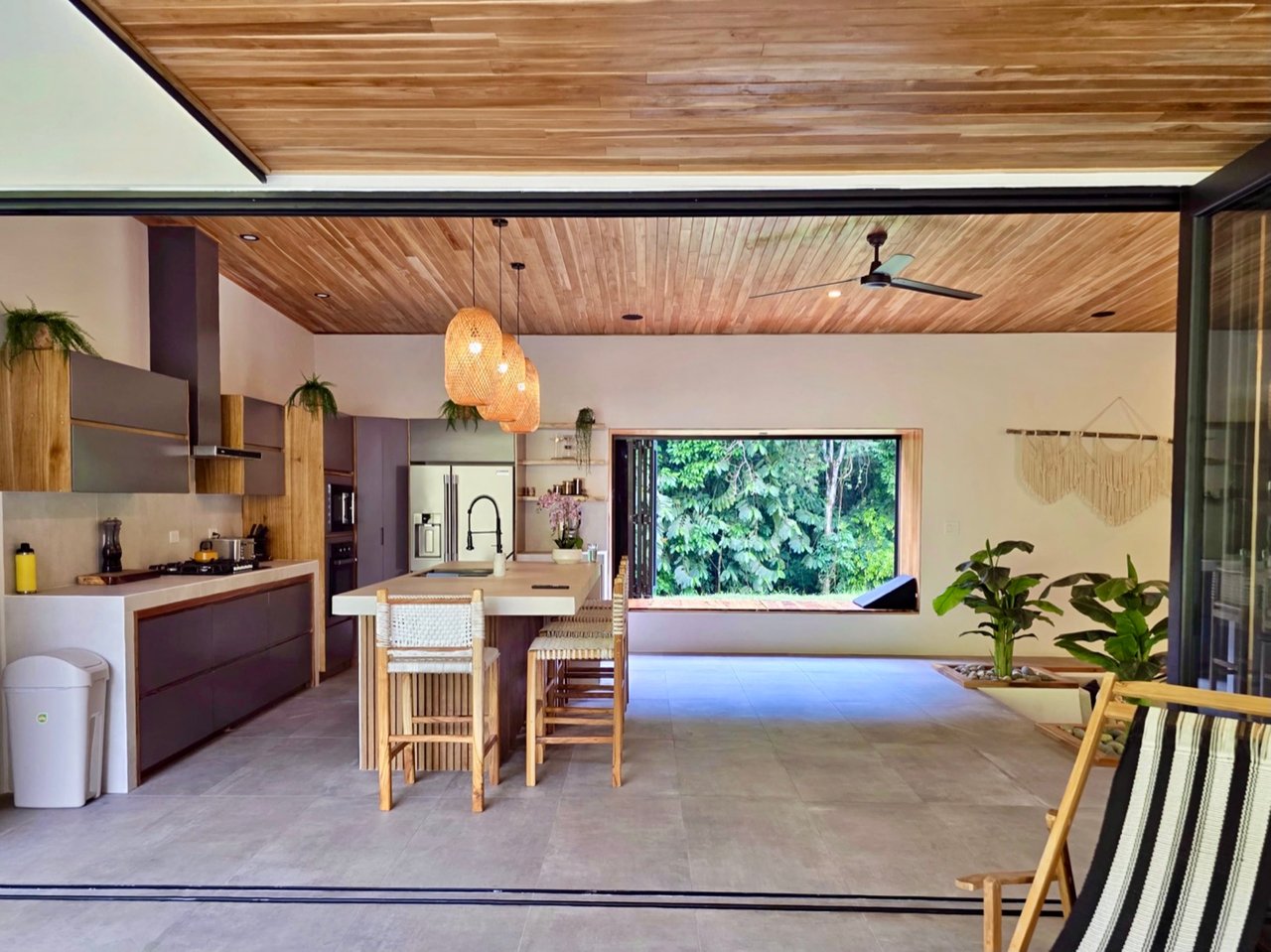 Stunning New Modern Home in Ojochal – Usable Lot Surrounded by Jungle and Creeks